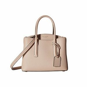 Kate Spade Margaux Medium Satchel – Pale Vellum